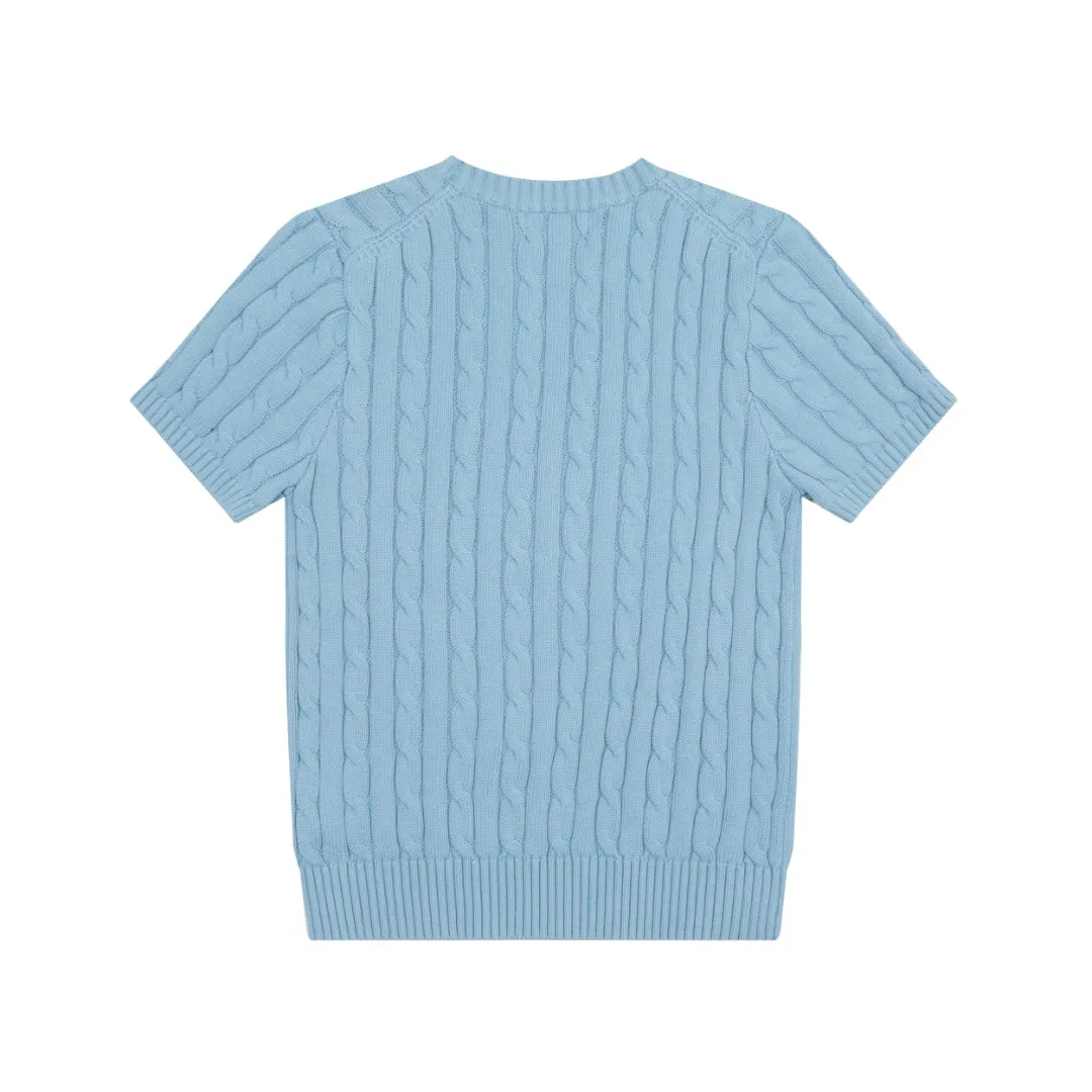 🅿️160 "Top quality" Style number: DS002# (not off the shelves all year round) [Ralph Lauren round neck solid color pony embroidered logo knitted short sleeves] ✅Ralph Lauren classic basic versatile knitted short sleeves for all seasons ✅Main supplier platform live broadcast Wholesale entities Replenish when out of stock Not off the shelves ✅ZP quality 1:1 version Scan the code to enter the GF website Counter quality ✅Detailed quality is the only one in Guangzhou Imported quality cotton yarn, focusing on high-end, cost-effective, good quality needless to say ✅The version is restored to the original order, the maximum size can be worn up to 160 pounds, loose, comfortable and stress-free ✅The upper body is simple and easy to match, a must-have for goddess ootd, good-looking clothes are never picky, a must-have in the goddess’ wardrobe Size: S-XL Color: Black White Gray Light Blue Light Pink Colorful Blue Khaki Bright Yellow Fruit Green Milk Apricot Wood Green Taro Purple Chinese Red Anchor Red Navy Red Label Navy Blue White Label